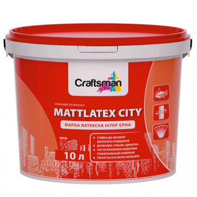 Фарба латексна Craftsman MATTLATEX (14 кг)
