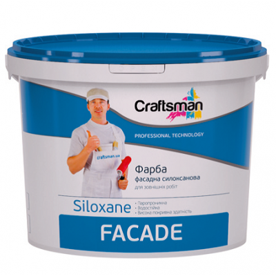 Фарба фасадна Силоксанова CRAFTSMAN FACADE SILOXANE (14 кг)