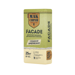 МАК-СПРЕЙ FACADE — фасадная декоративная штукатурка 25 кг МАК-СПРЕЙ FACADE — фасадная декоративная штукатурка 25 кг