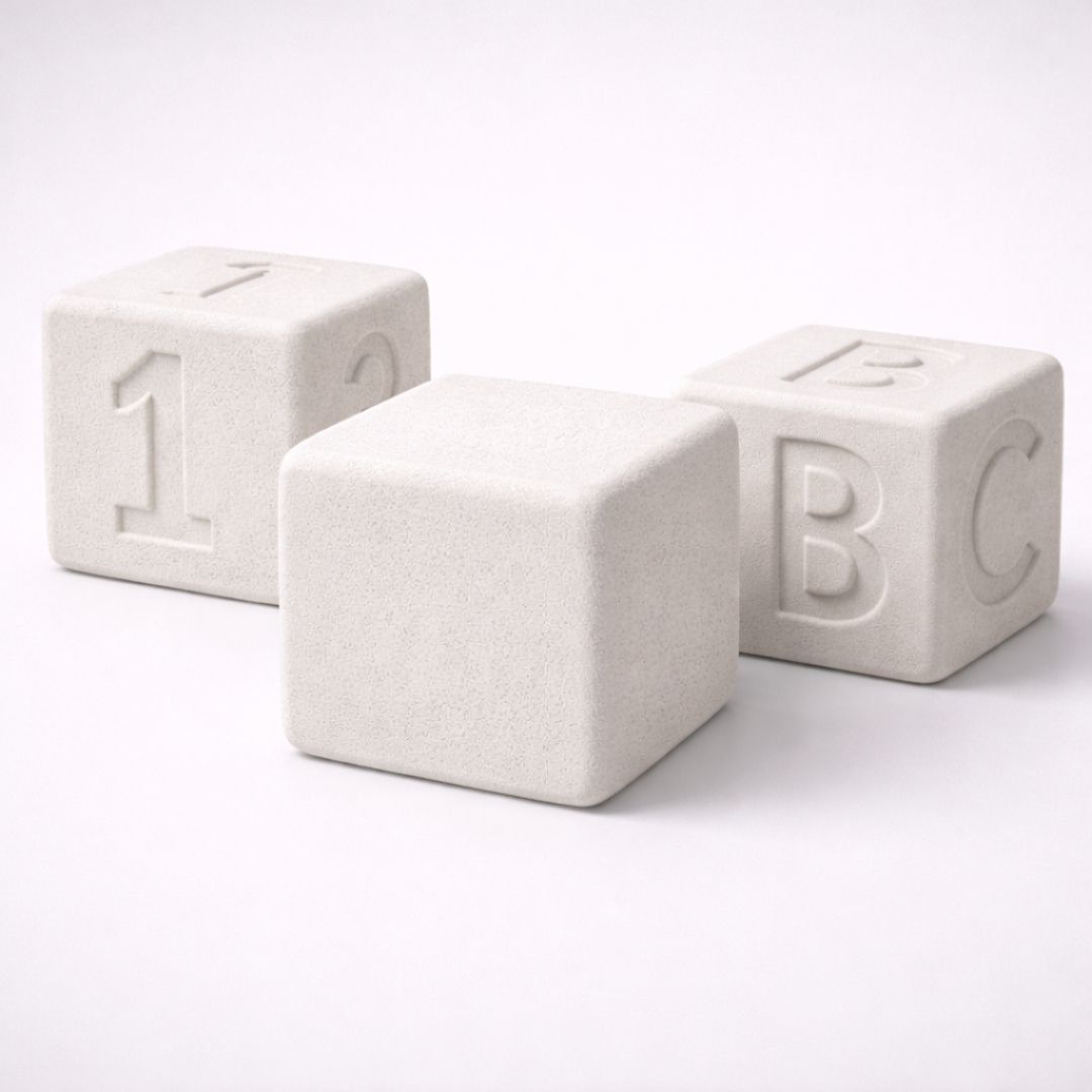 Кубики — пінопласт